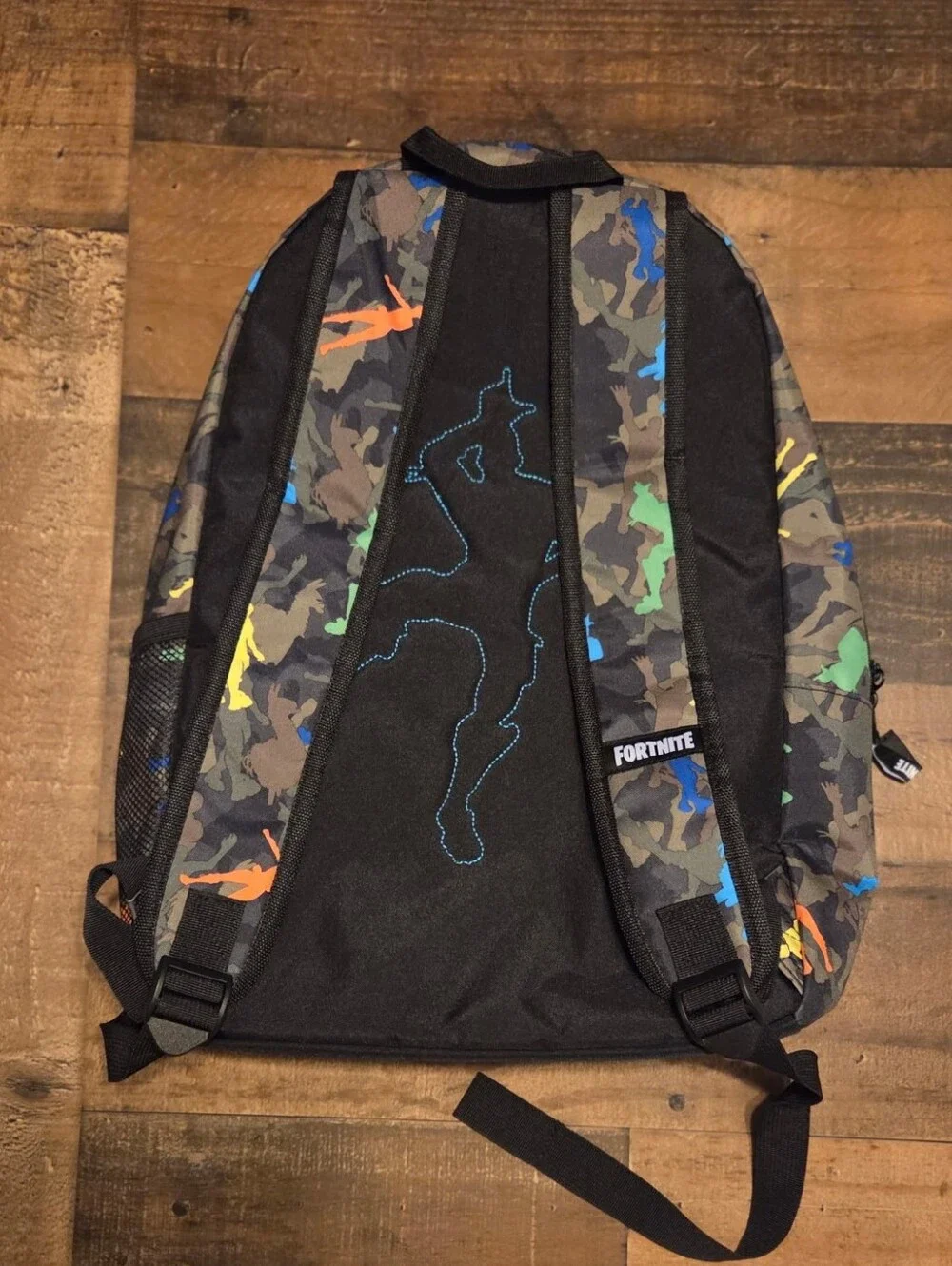 New Epic Games Fortnite Gamer Camo Backpack Black Multicolor NWT Back To School